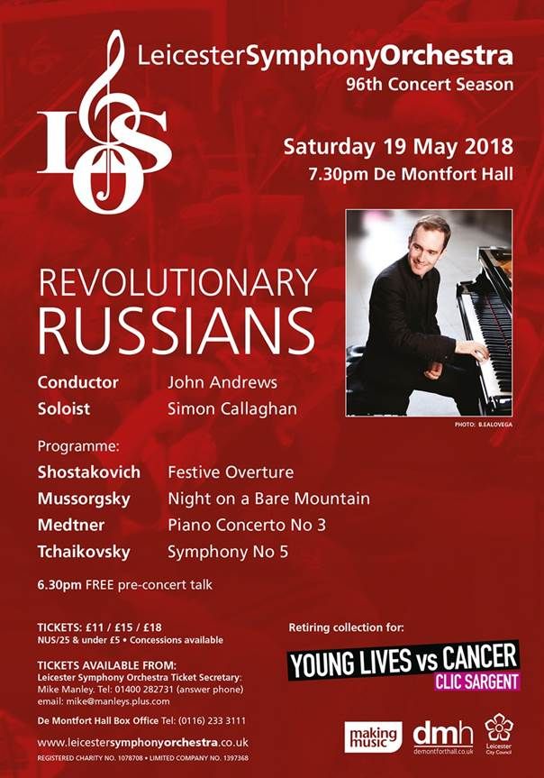 Flyer - Leicester Symphony Orchestra flyer