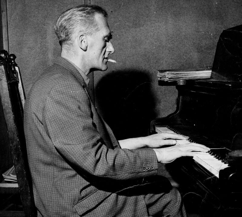 Coke - Roger Sacheverell Coke at the piano